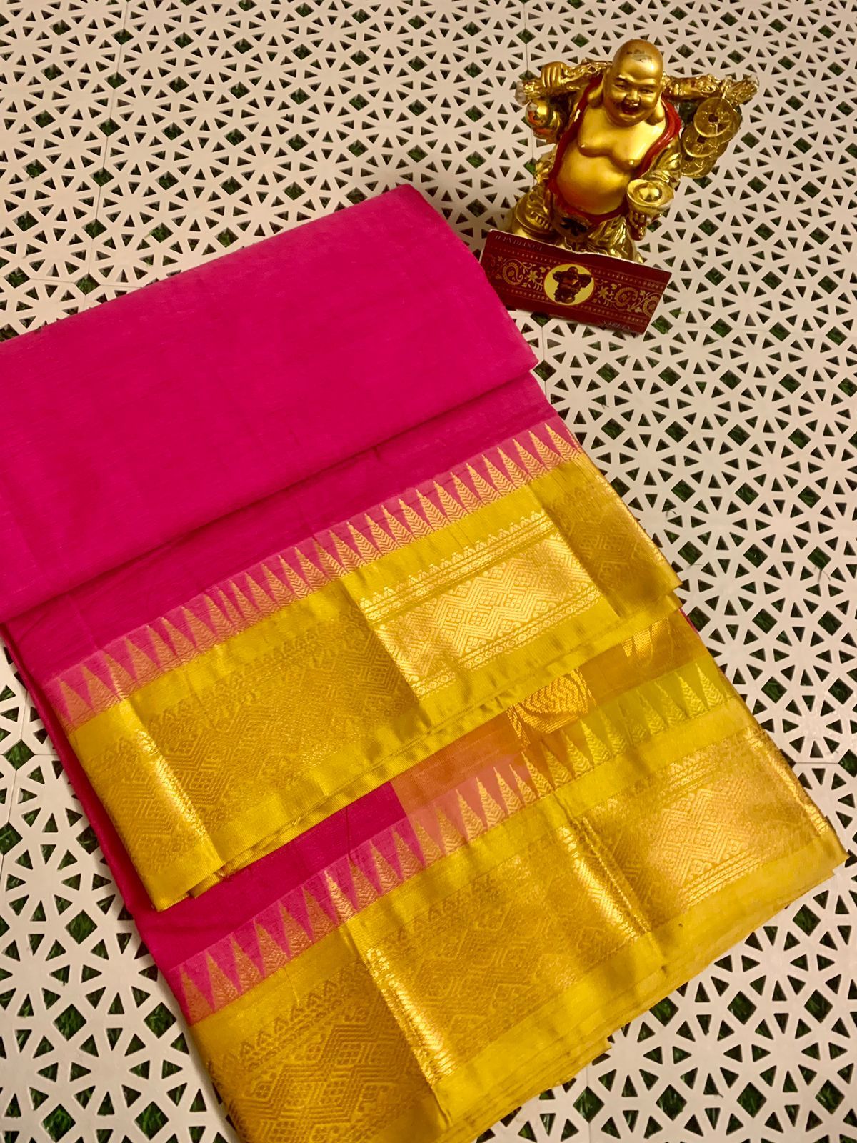Pure Handloom Gadwal Cotton Saree