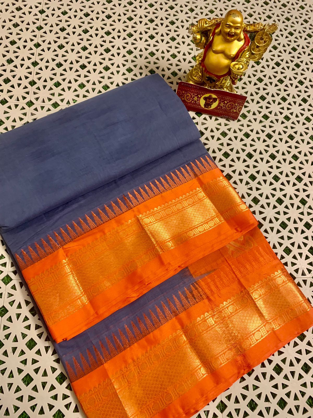 Pure Handloom Gadwal Cotton Saree