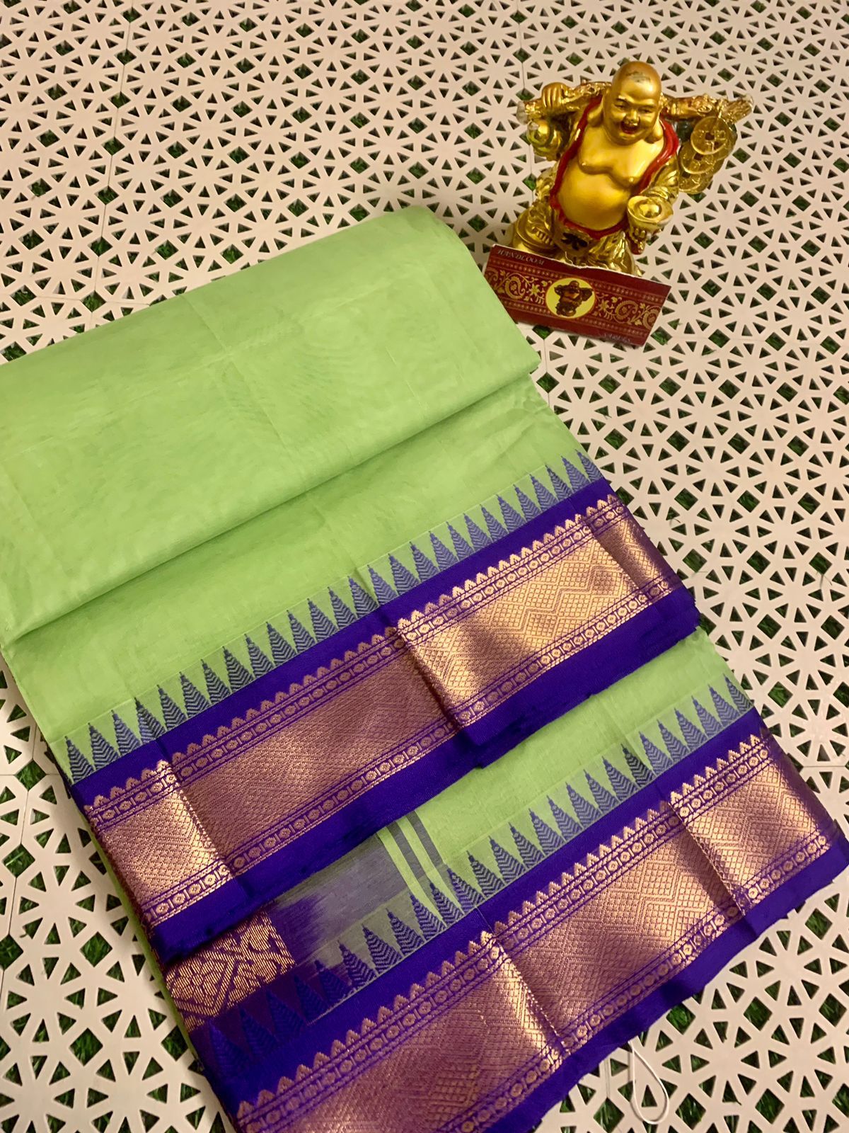 Pure Handloom Gadwal Cotton Saree