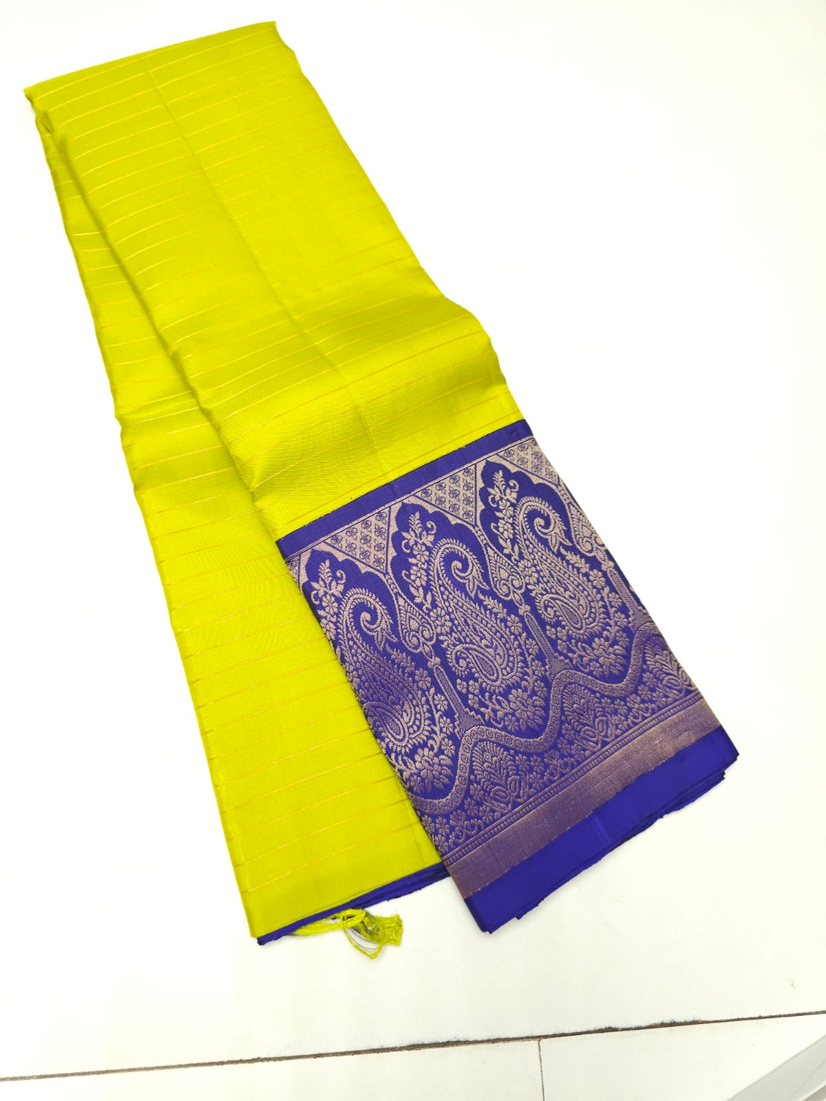 Pure Handloom Kanchipuram Korvai Silk Saree