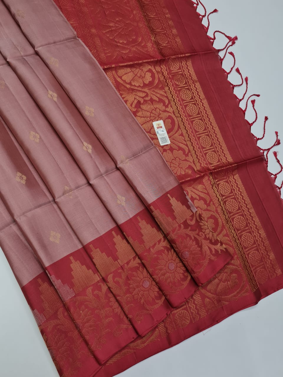 Pure Handloom Kanchipuram Turning Soft Silk Saree