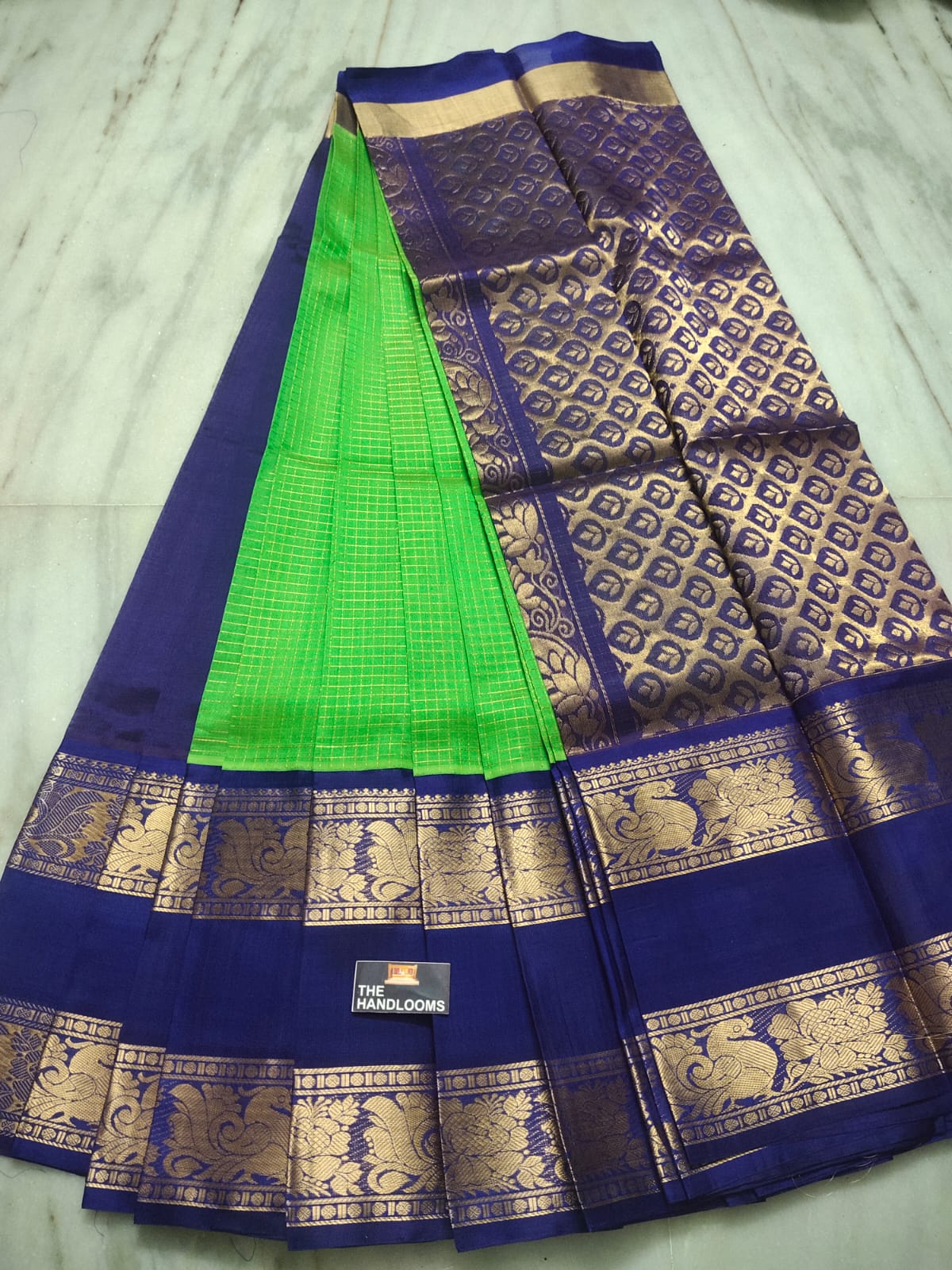 Pure Handloom Mangalagiri Kuppadam Saree