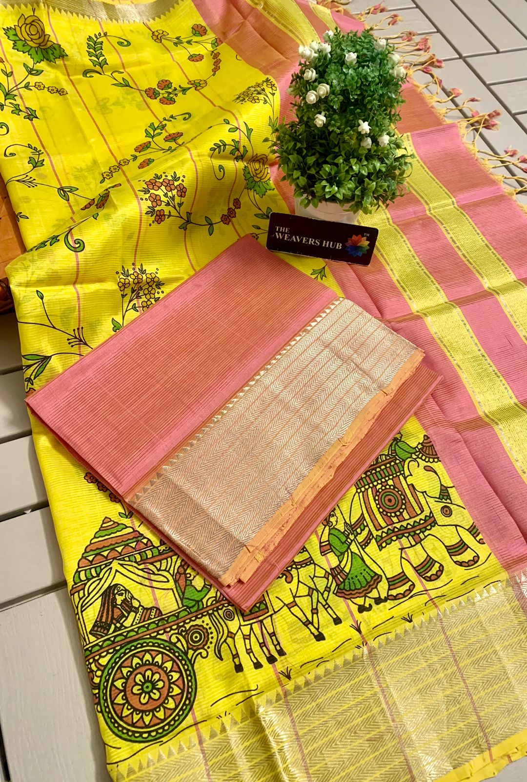 Pure Handloom Mangalgiri Dress Material