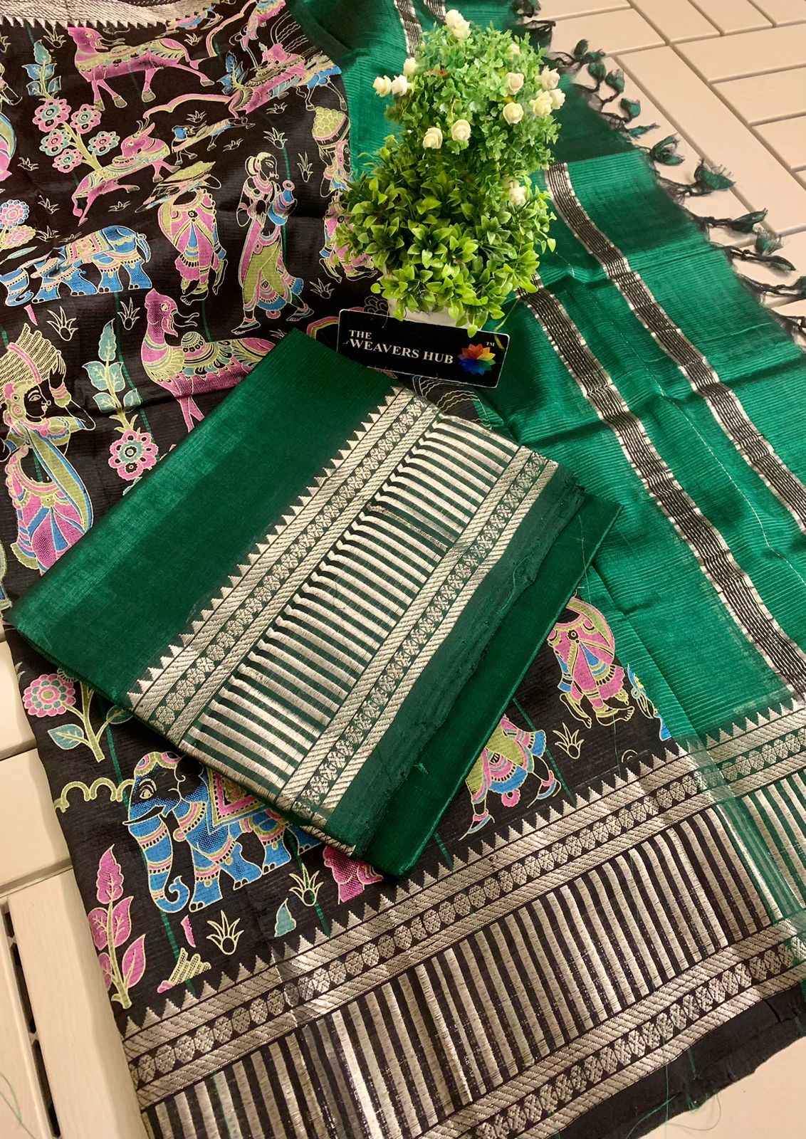 Pure Handloom Mangalgiri Dress Material