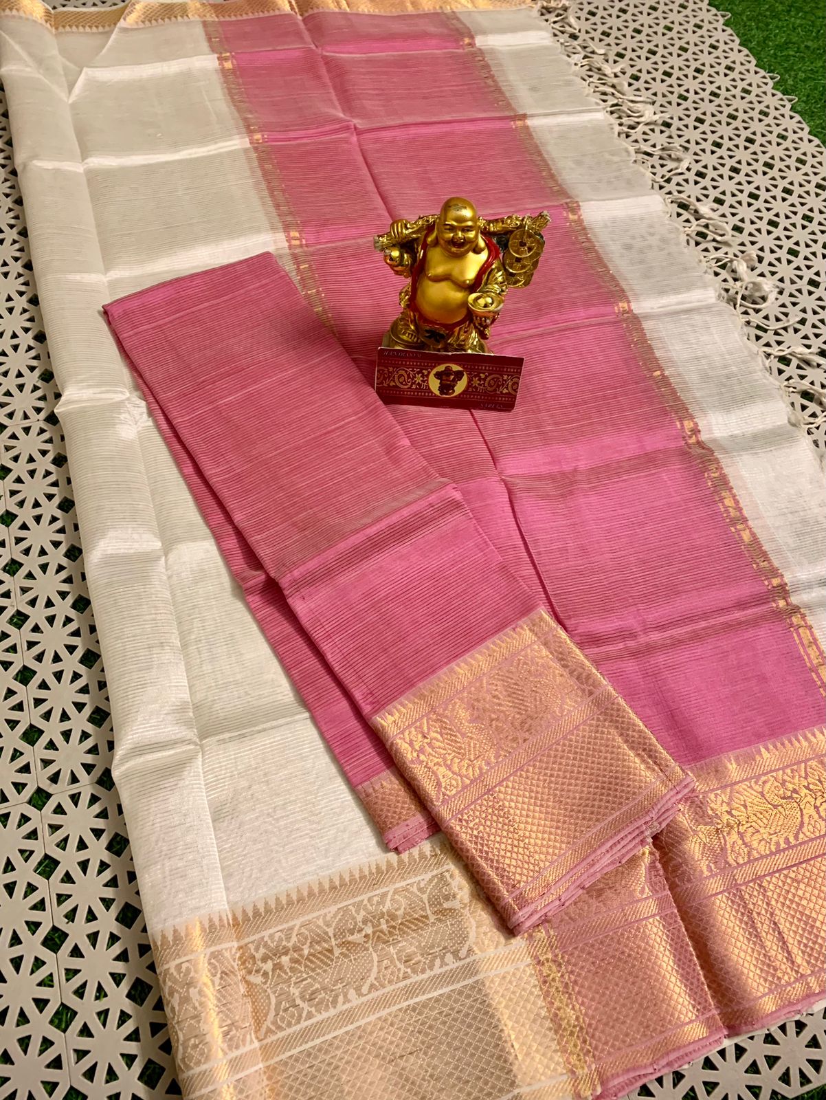 Pure Handloom Mangalagiri Dress Material