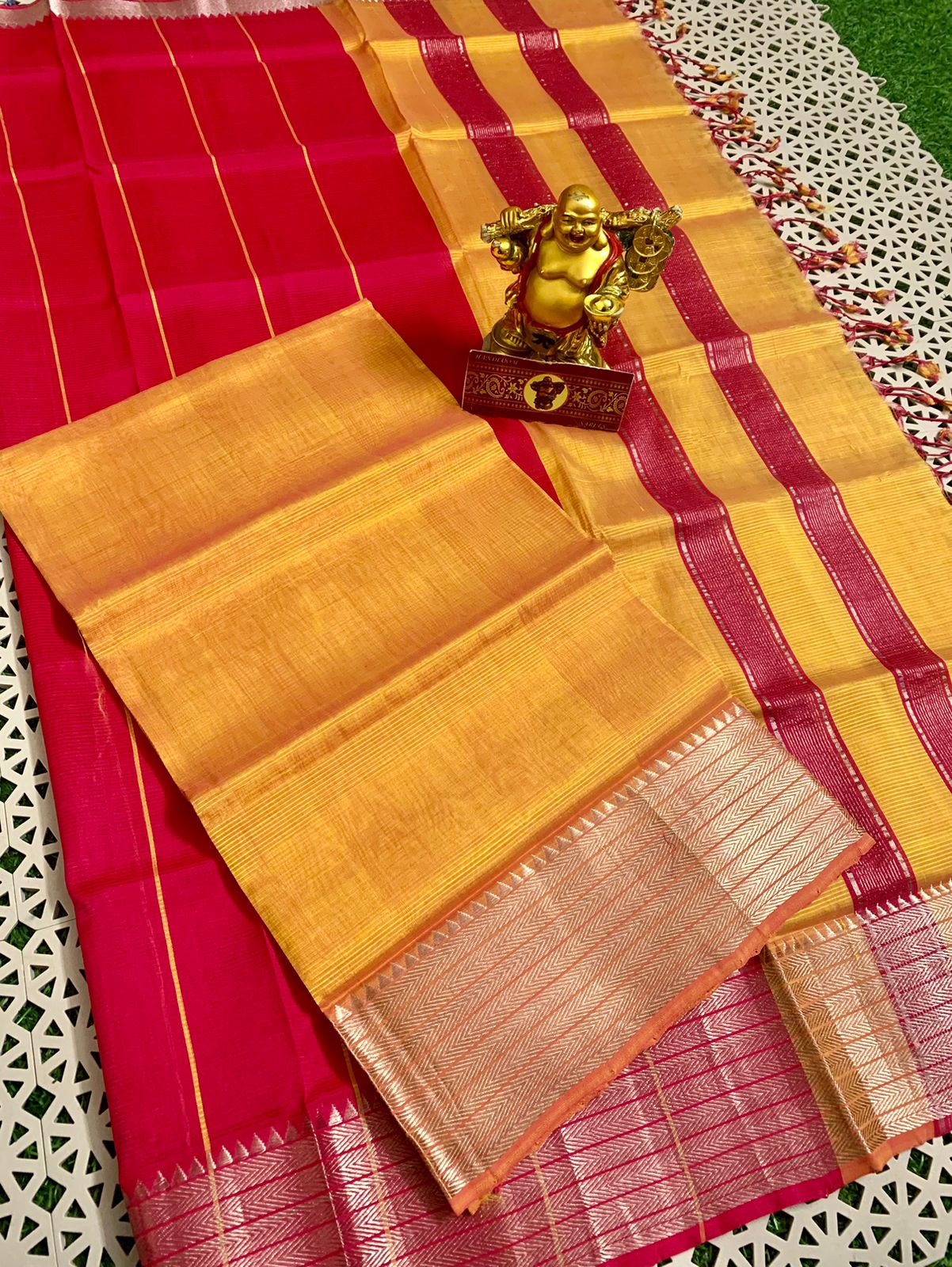 Pure Handloom Mangalagiri Dress Material