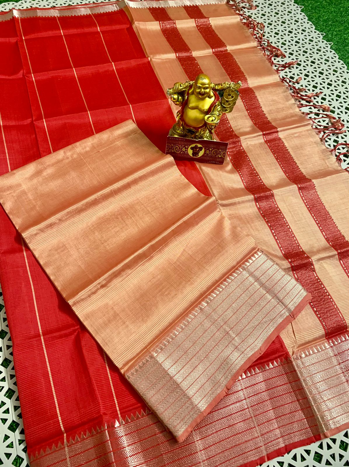 Pure Handloom Mangalagiri Dress Material