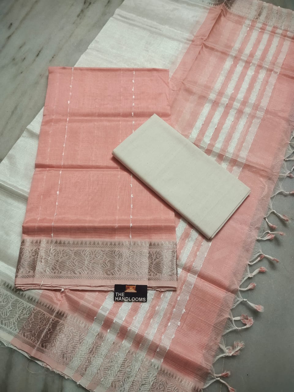 Pure Handloom Mangalagiri Dress Material