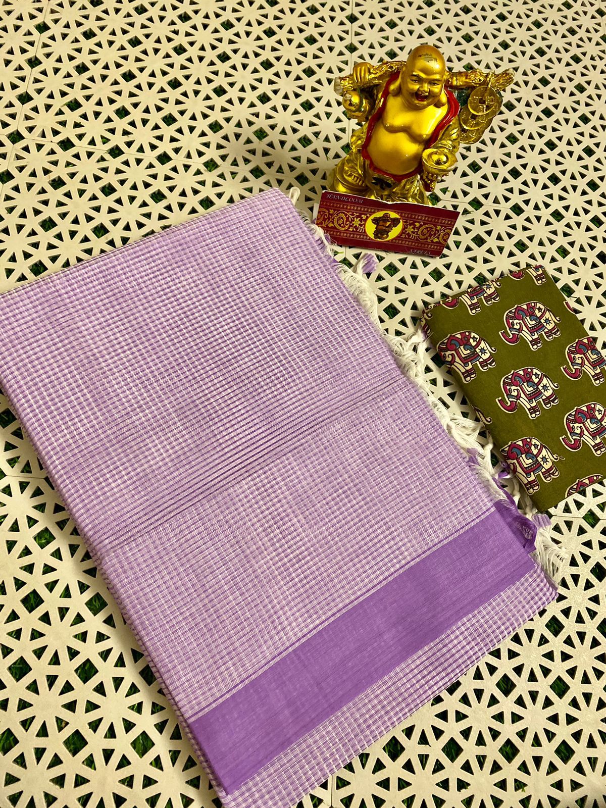 Pure Handloom Mangalgiri Soft and Light Cotton Saree
