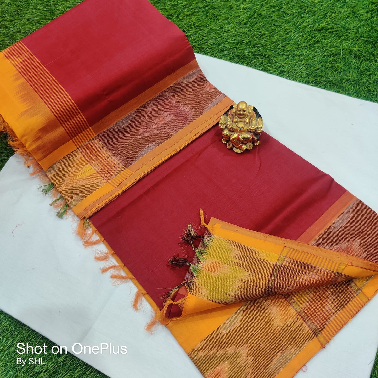 Pure handloom tripura silk cotton saree