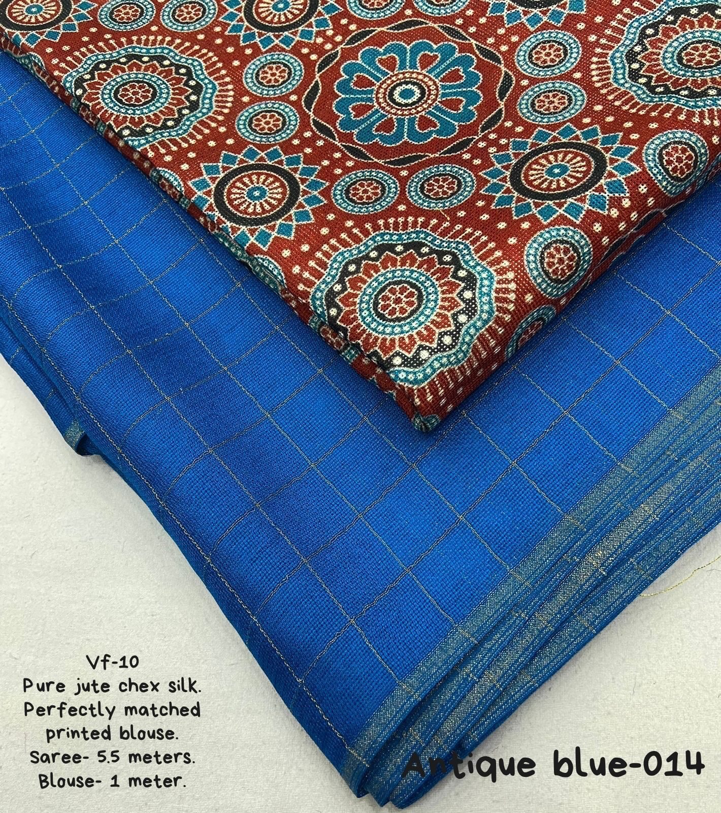 Pure jute silk saree
