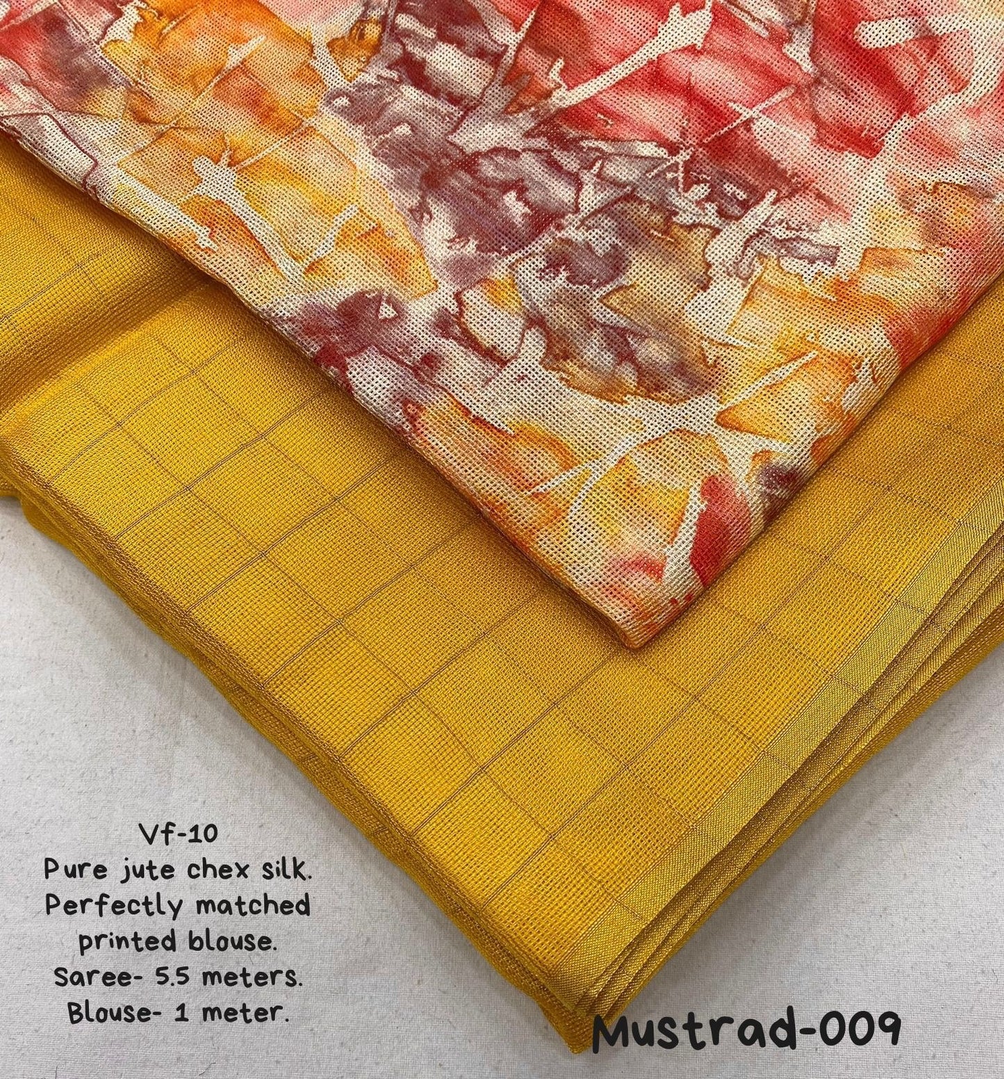 Pure jute silk saree