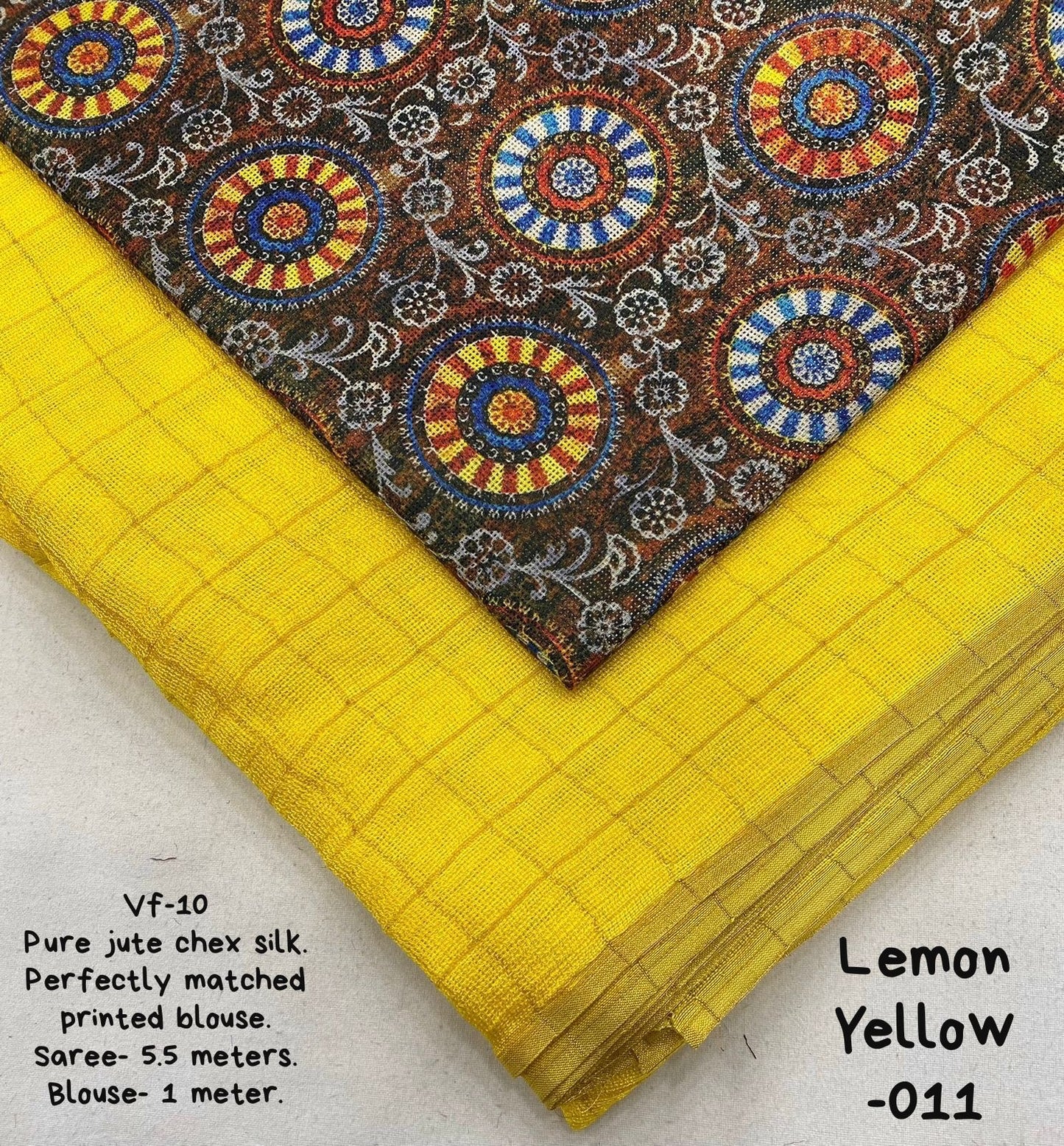 Pure jute silk saree
