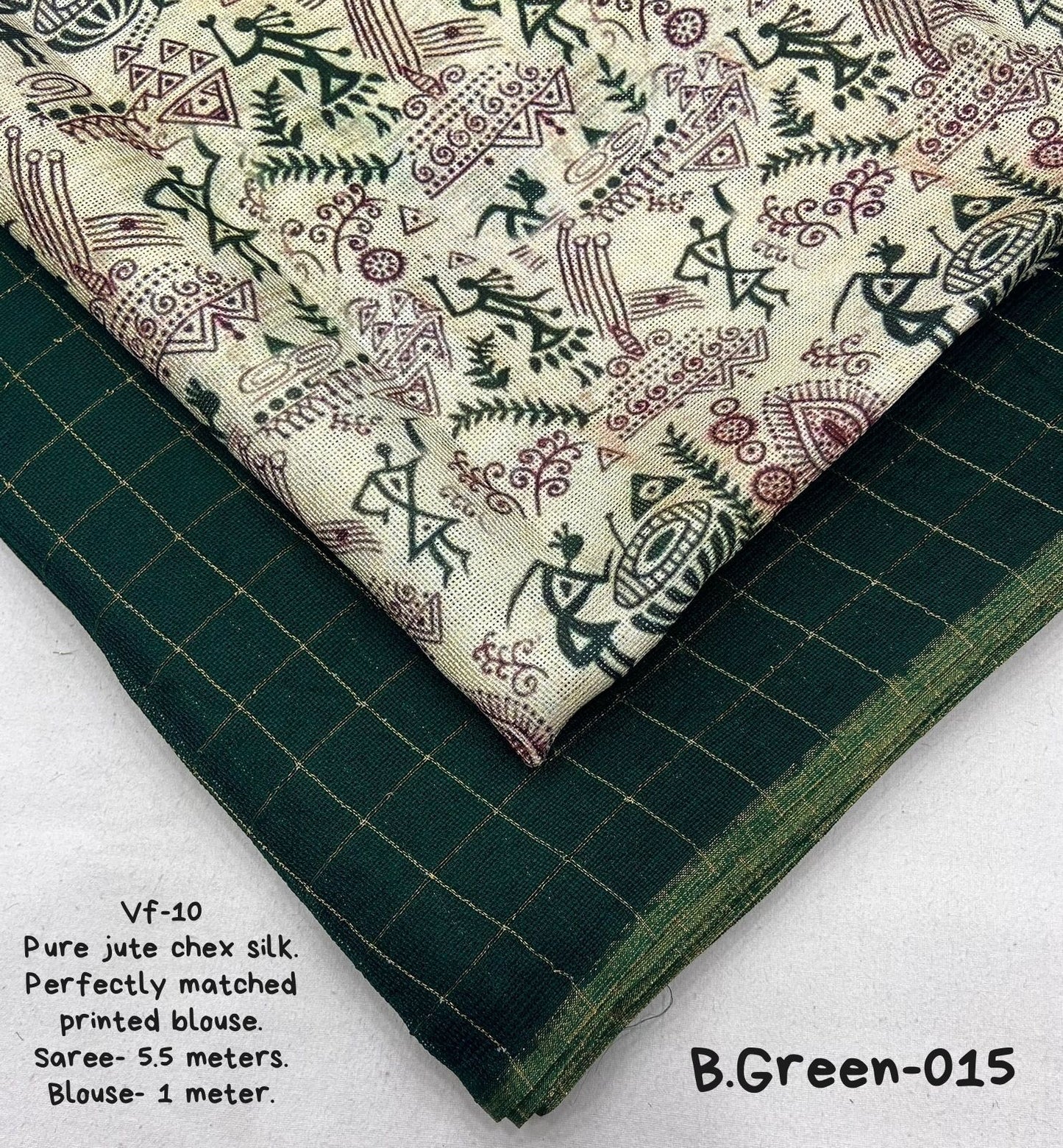 Pure jute silk saree