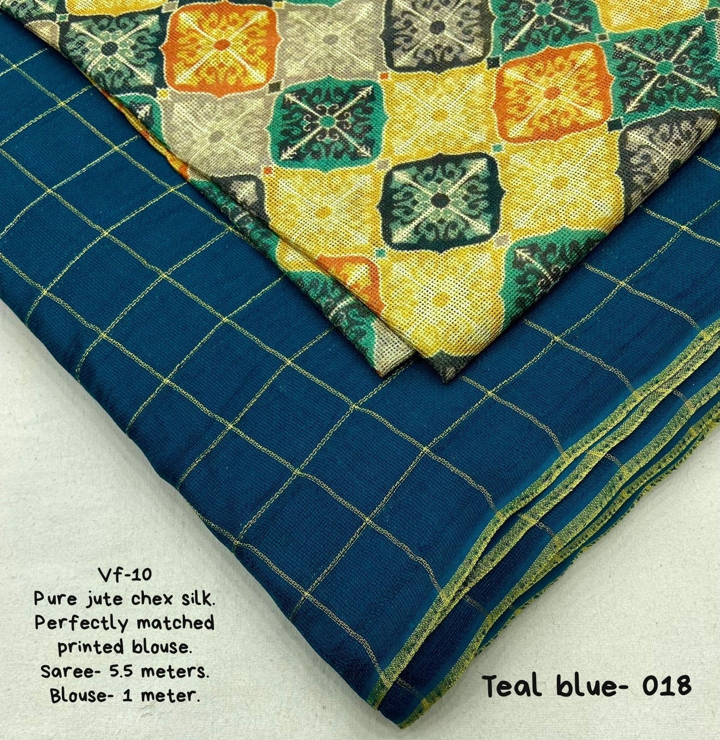 Pure jute silk saree
