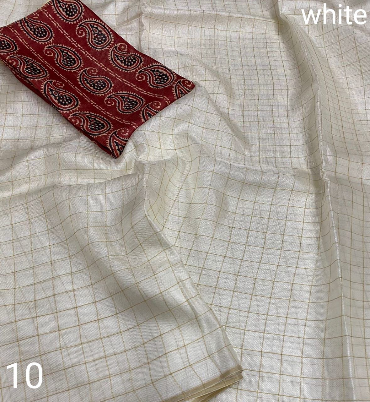Pure jute silk saree