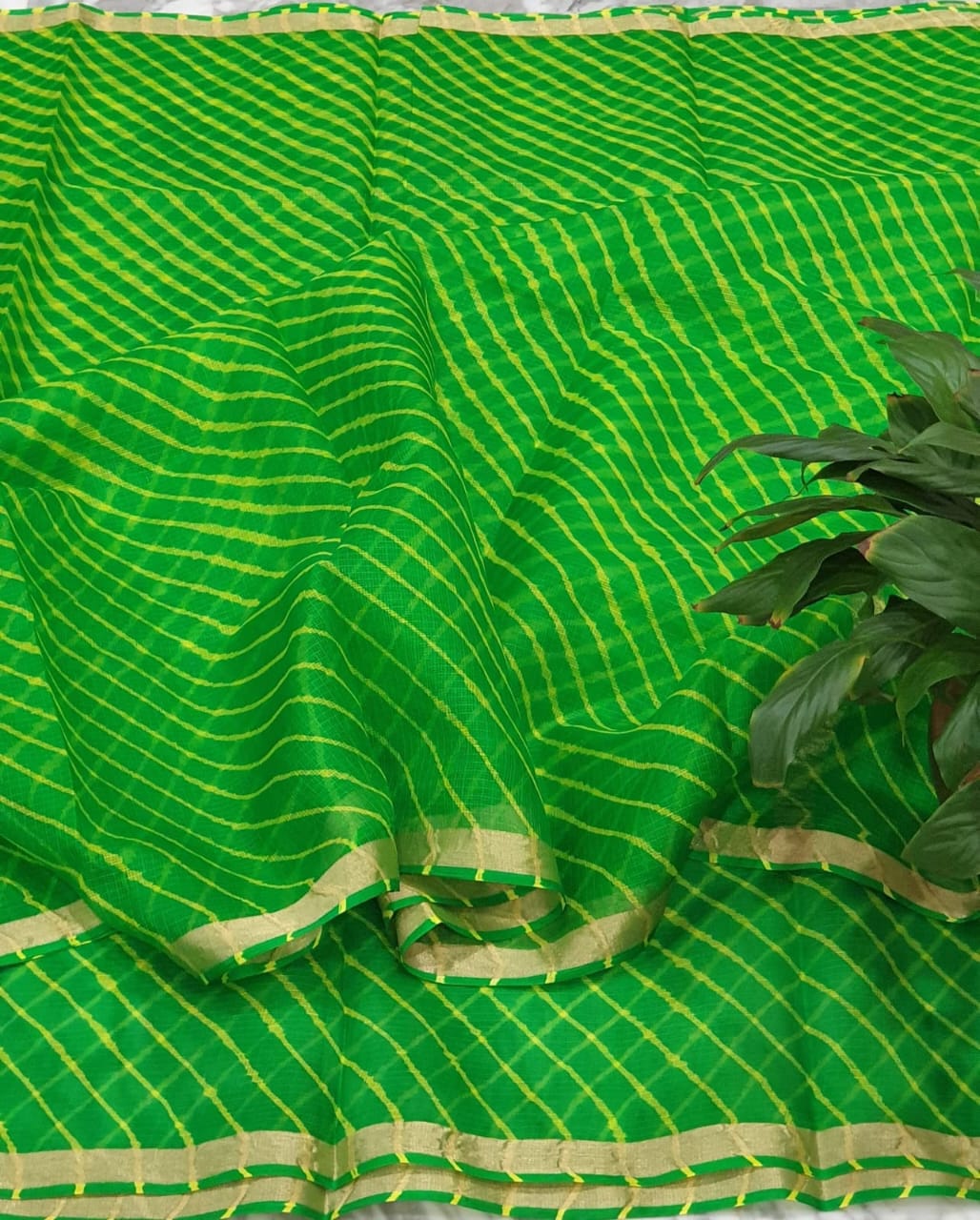Pure kota silk leheriya saree