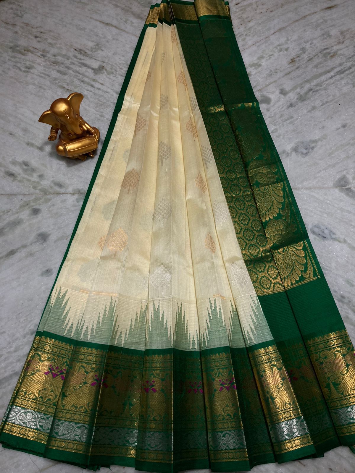 Pure Mangalagiri Kuppadam Pattu Saree