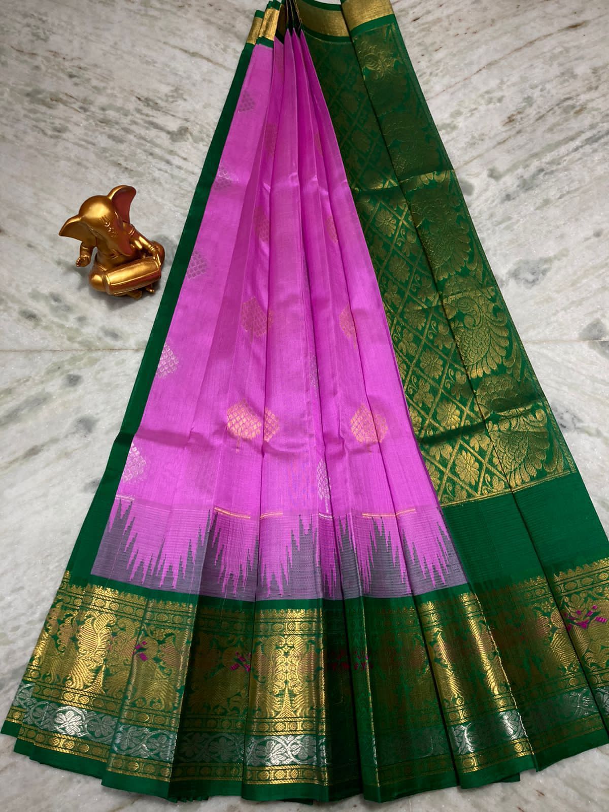 Pure Mangalagiri Kuppadam Pattu Saree