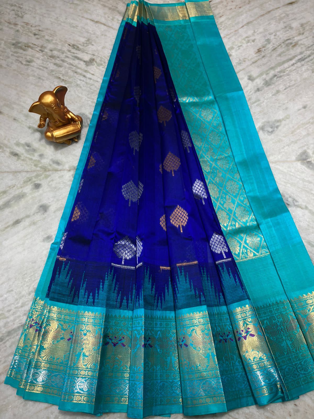 Pure Mangalagiri Kuppadam Pattu Saree