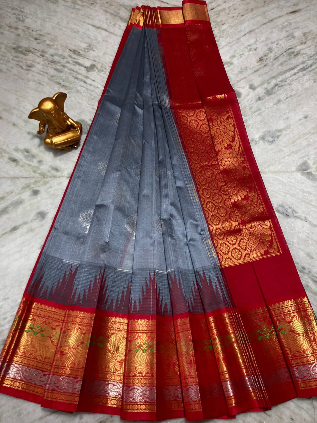 Pure Mangalagiri Kuppadam Pattu Saree