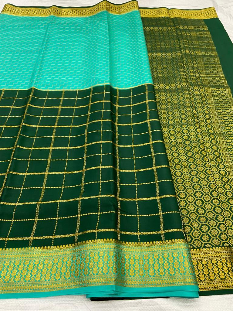 Pure Mysore Crepe Silk Saree