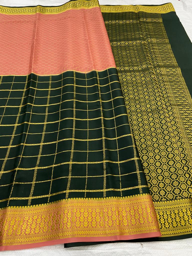 Pure Mysore Crepe Silk Saree