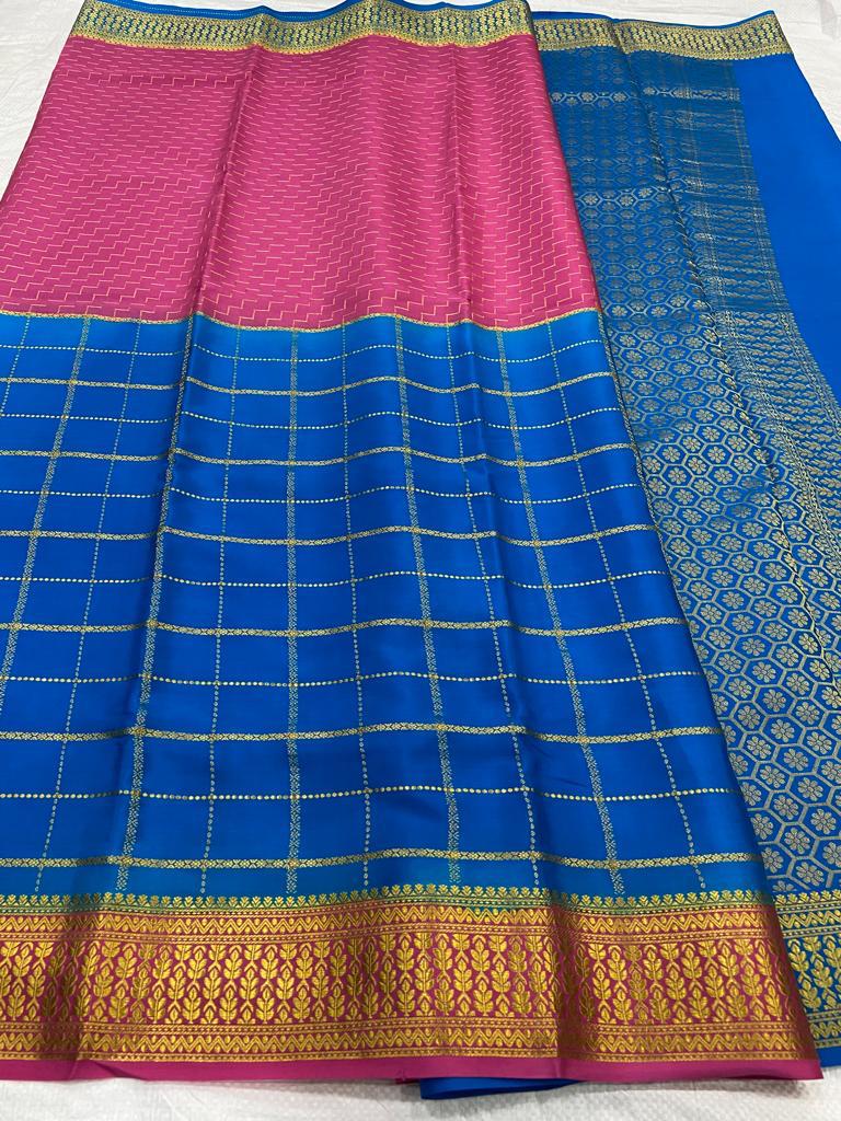 Pure Mysore Crepe Silk Saree