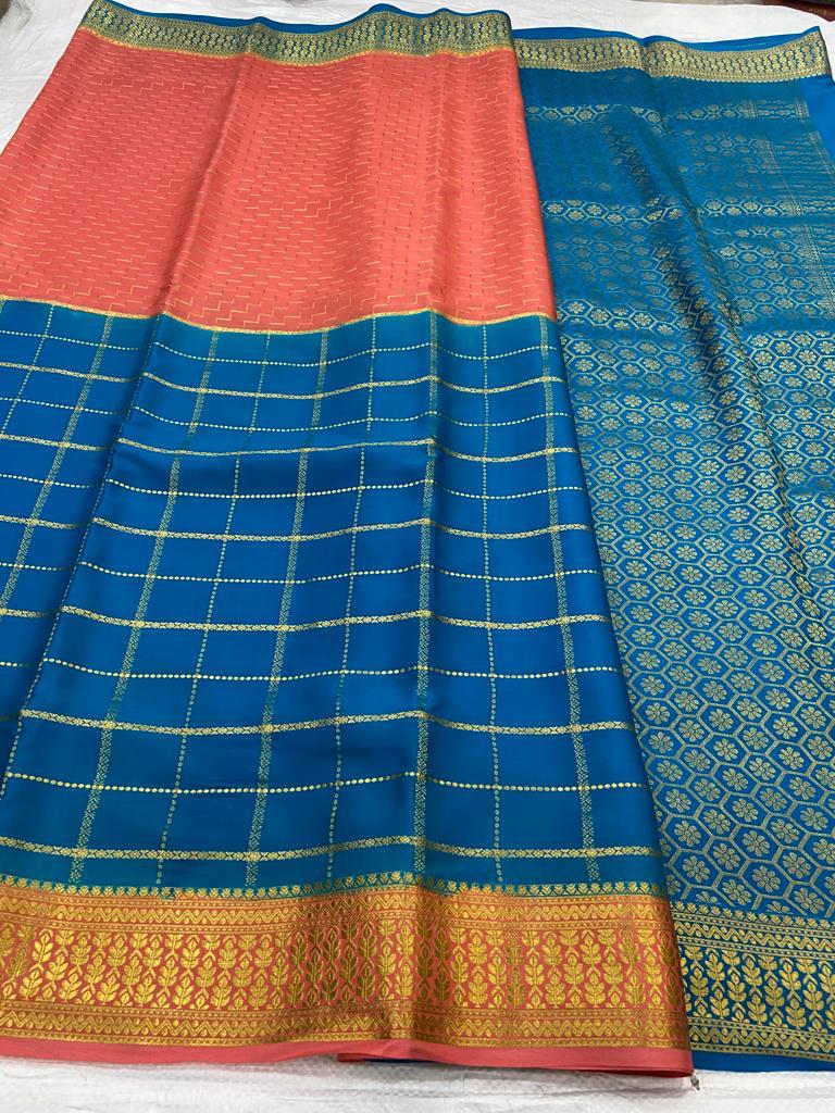 Pure Mysore Crepe Silk Saree