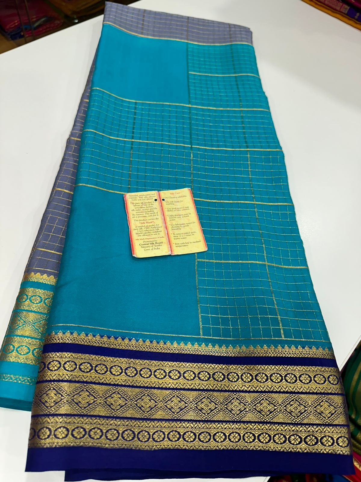 Mysore crepe pure silk saree