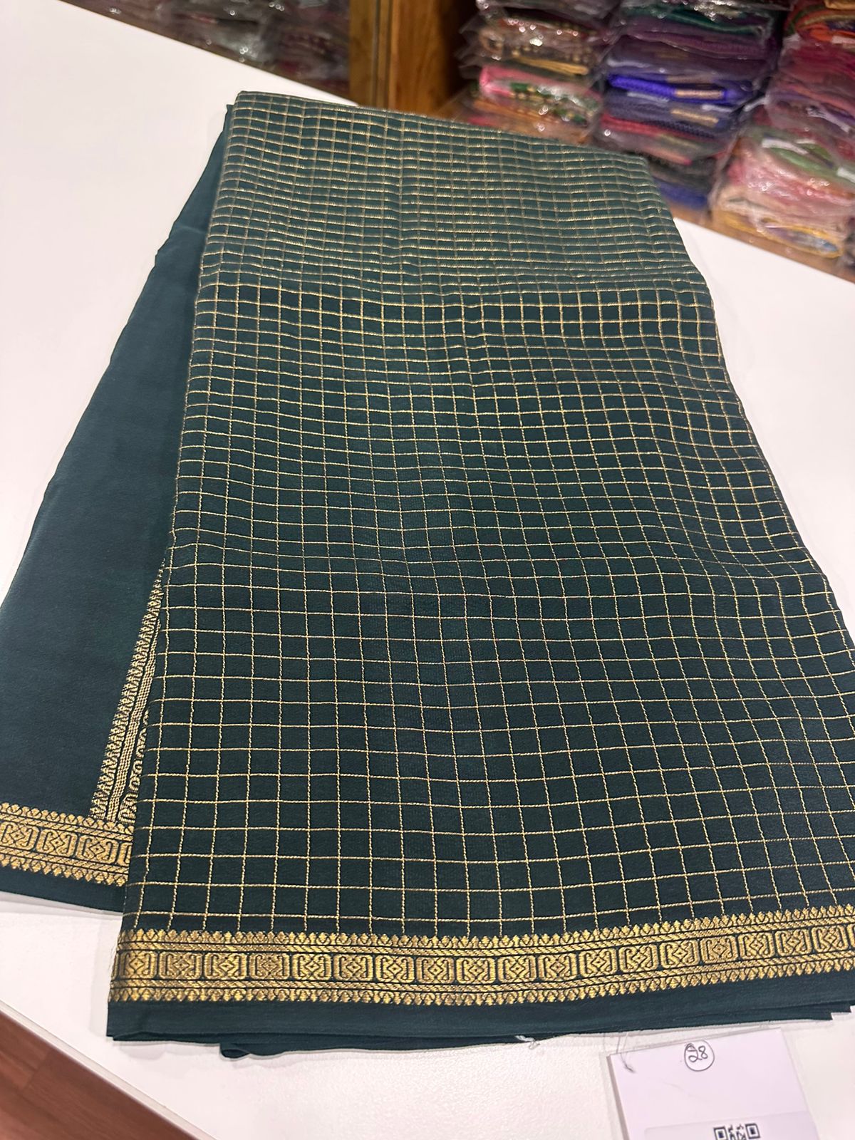 Pure mysore silk 120 grm thickness saree
