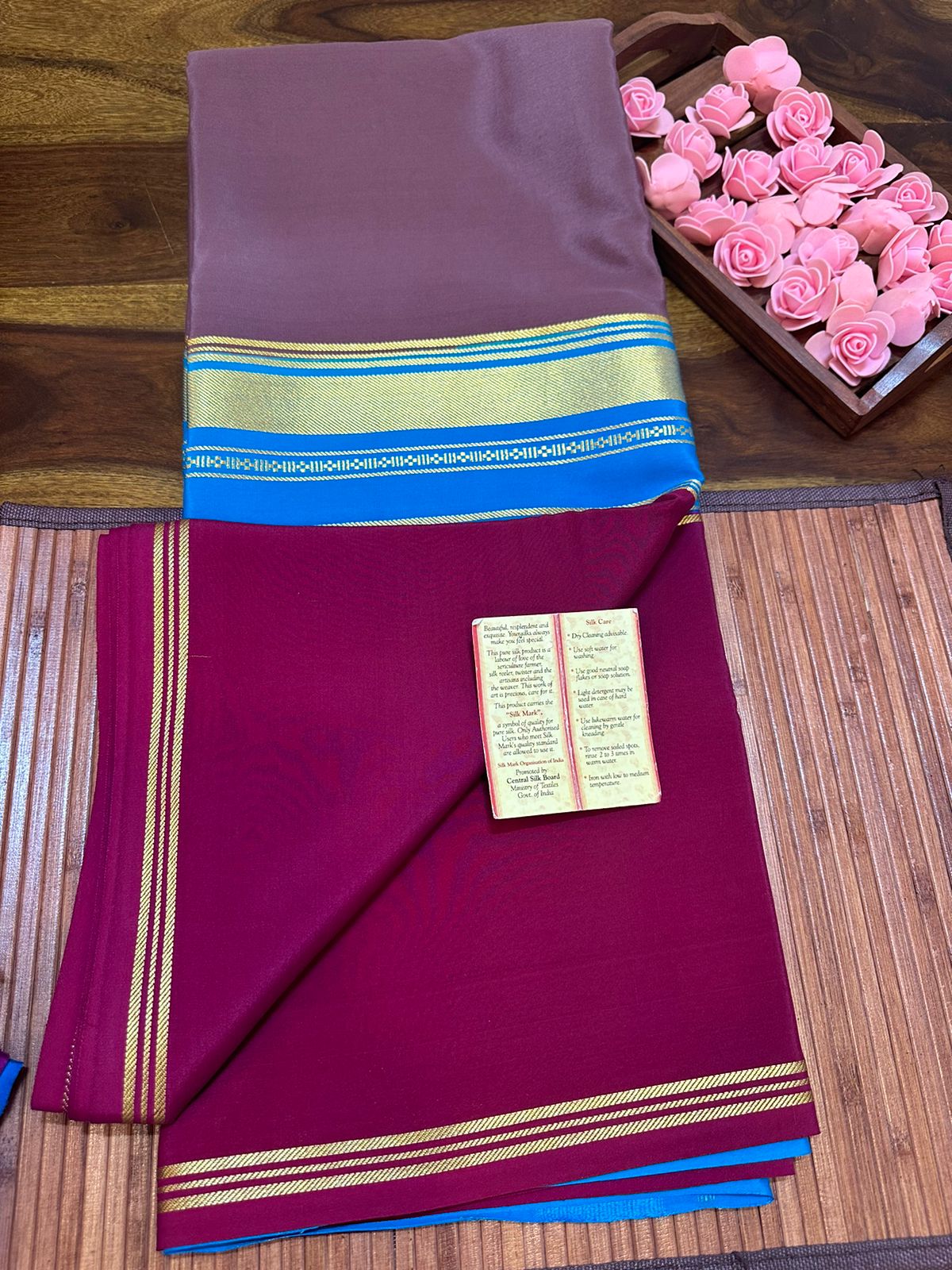 Pure mysore silk saree