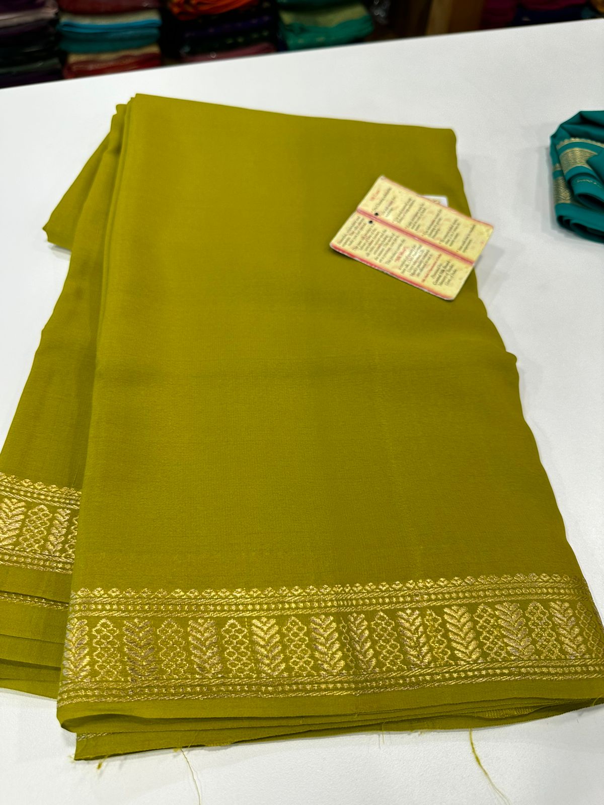 Pure Mysore Silk Saree
