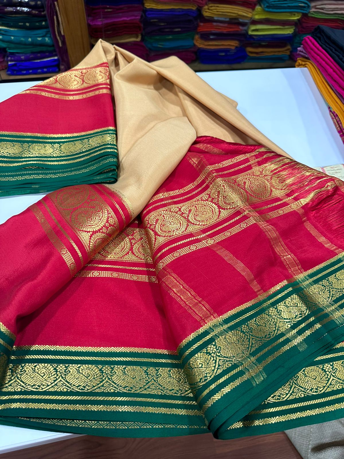 Pure Mysore Silk Saree