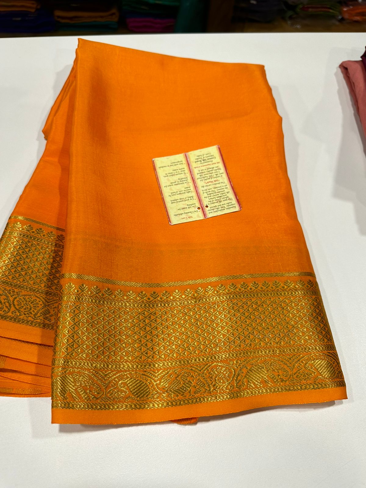 Pure Mysore Silk Saree