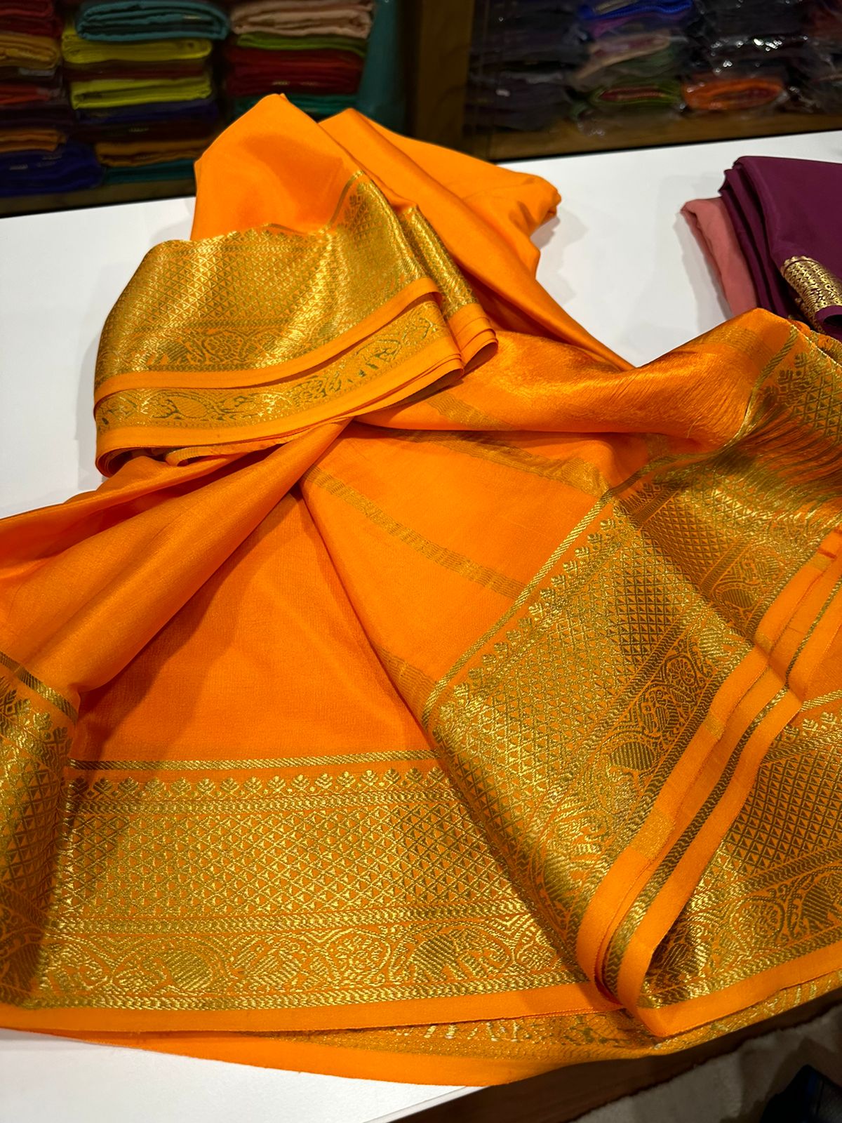 Pure Mysore Silk Saree