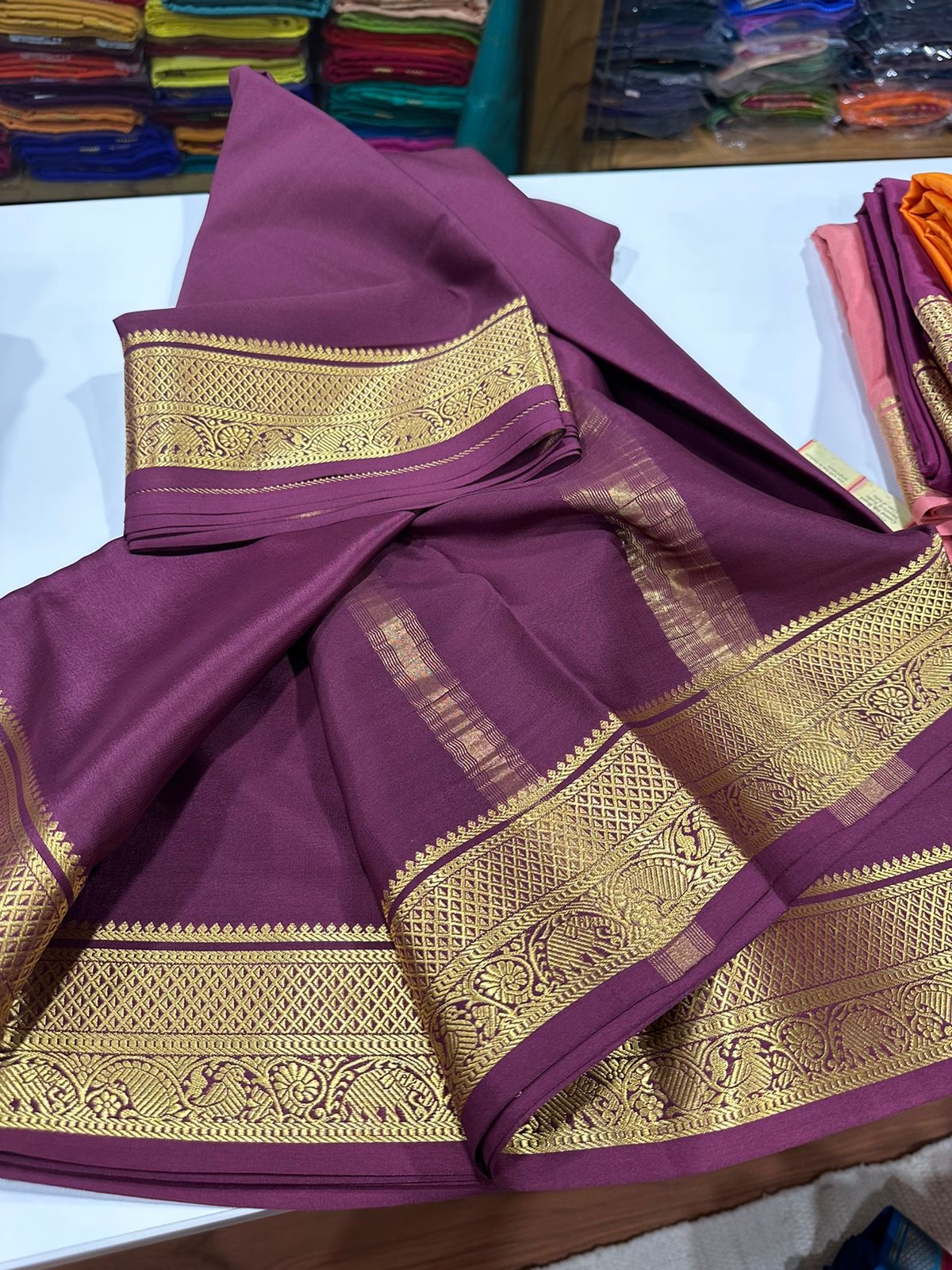 Pure Mysore Silk Saree