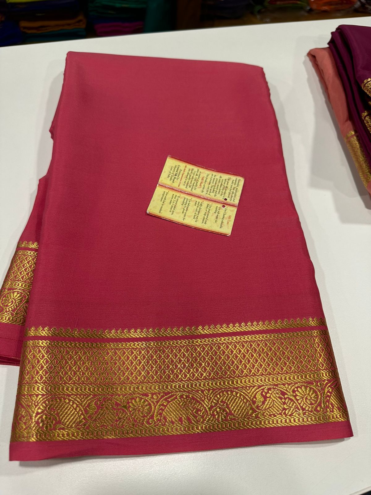 Pure Mysore Silk Saree