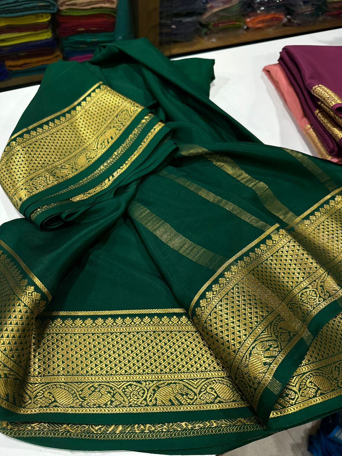 Pure Mysore Silk Saree