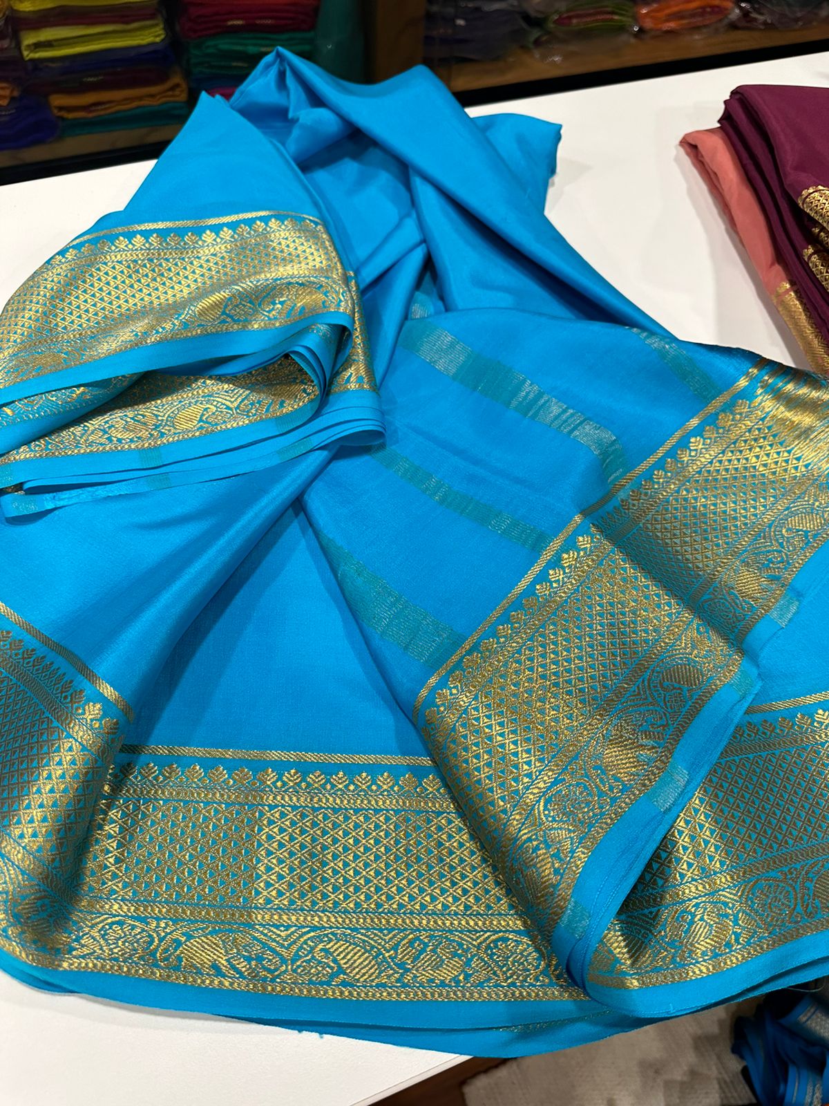 Pure Mysore Silk Saree