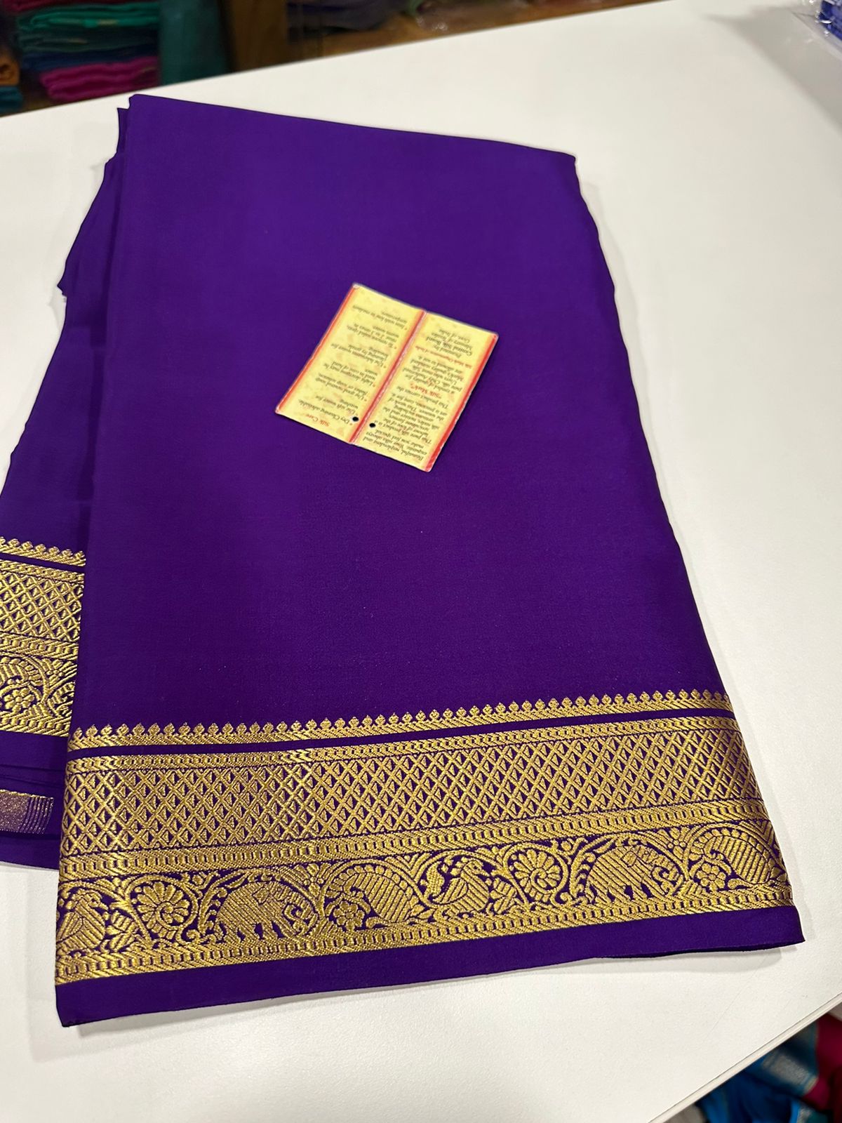 Pure Mysore Silk Saree