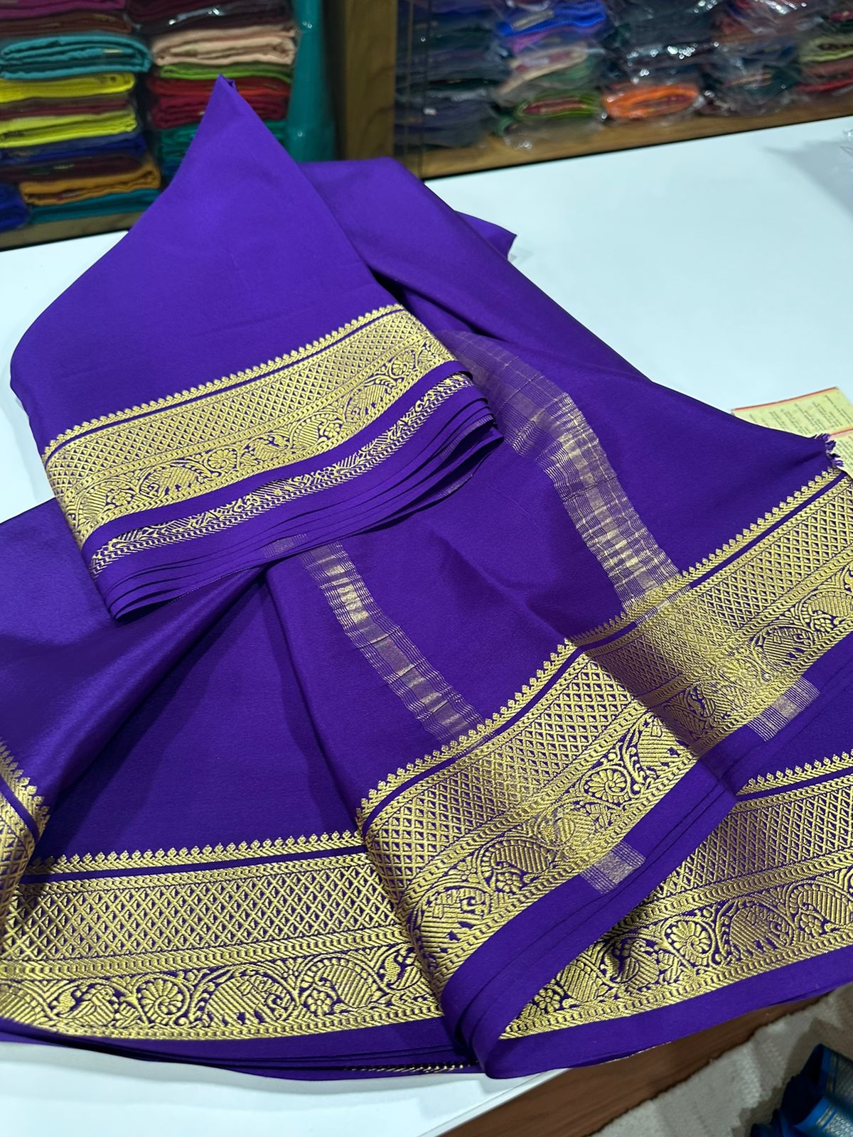 Pure Mysore Silk Saree