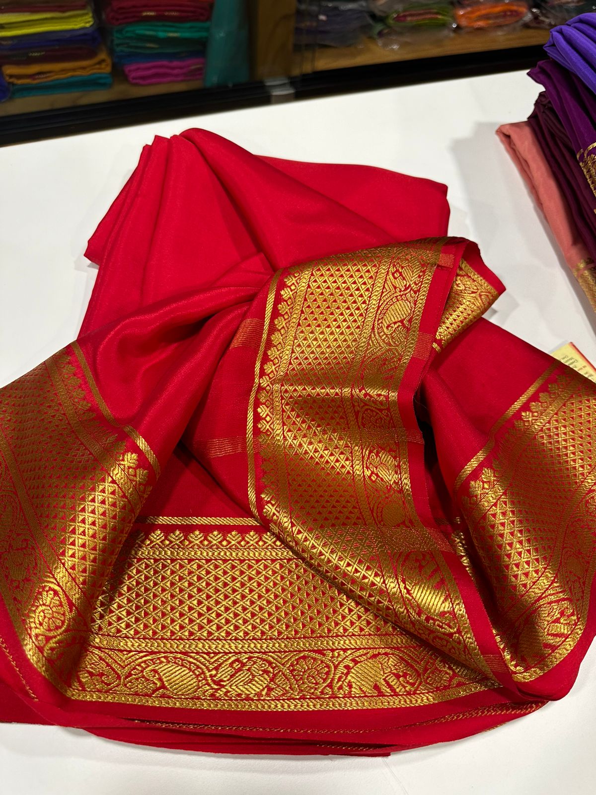 Pure Mysore Silk Saree