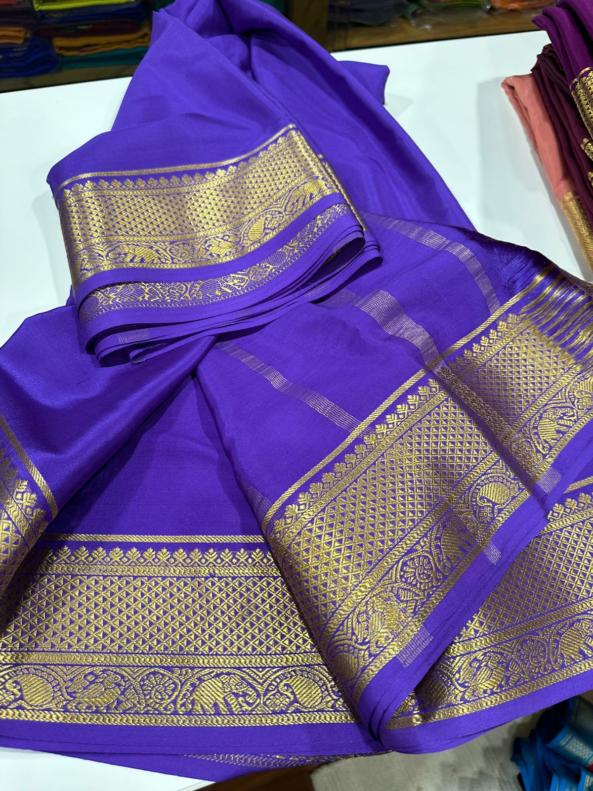 Pure Mysore Silk Saree