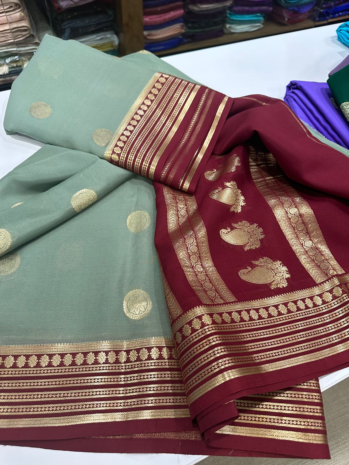 Pure Mysore Silk Saree