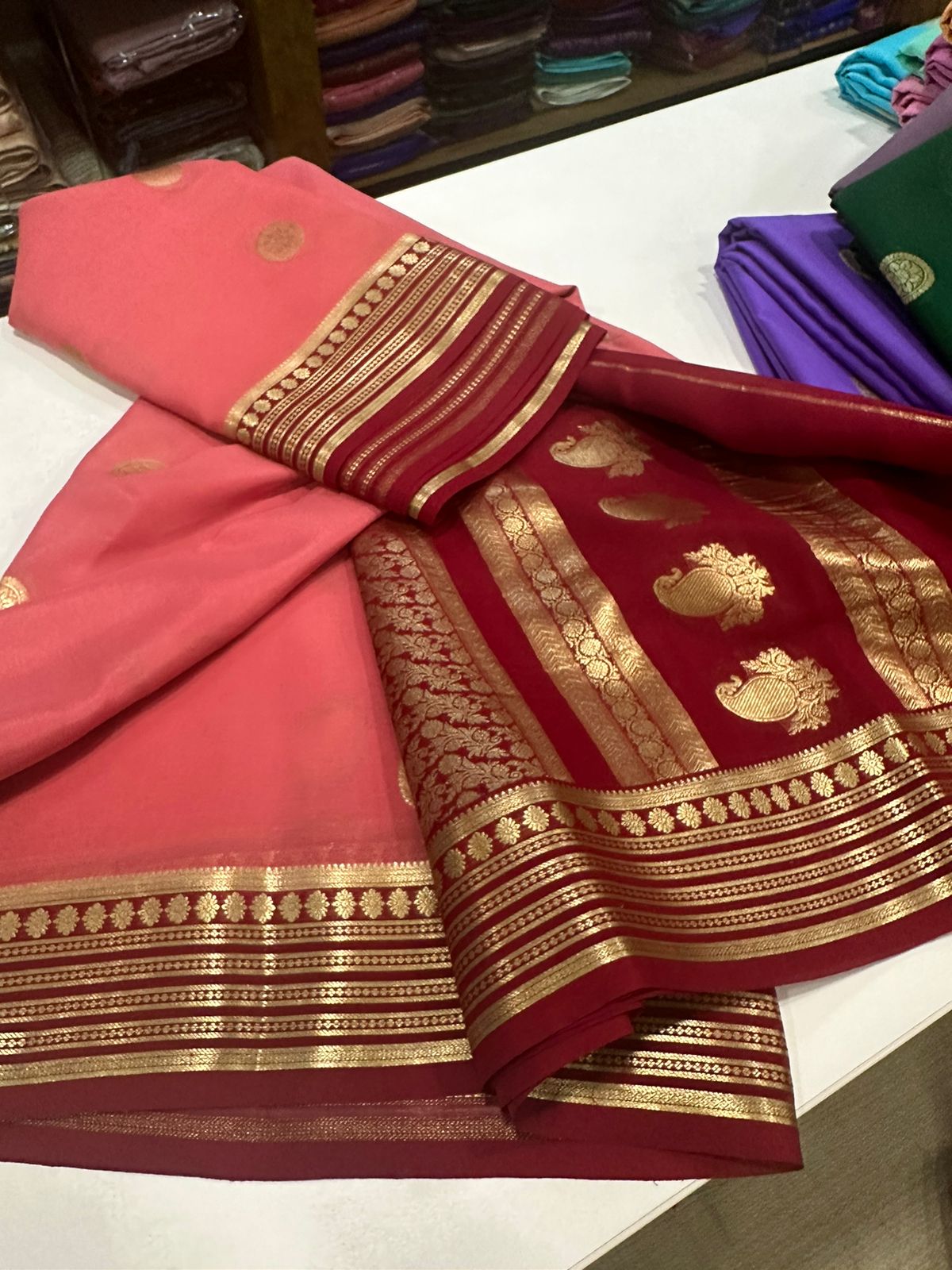 Pure Mysore Silk Saree