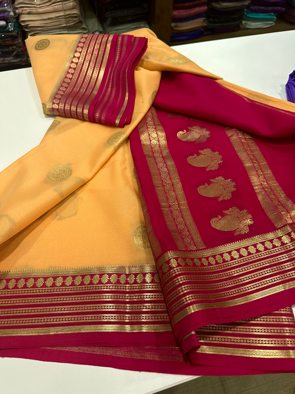 Pure Mysore Silk Saree