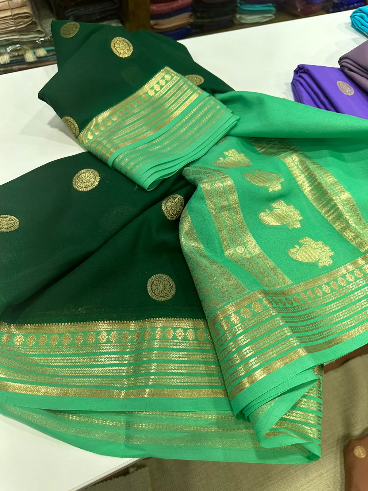 Pure Mysore Silk Saree