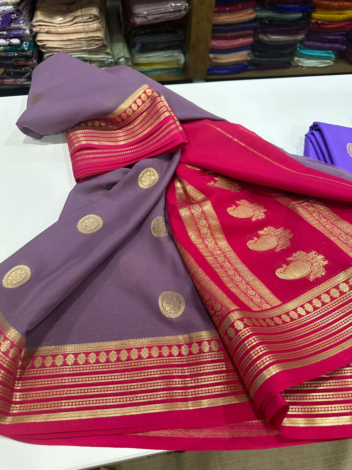 Pure Mysore Silk Saree