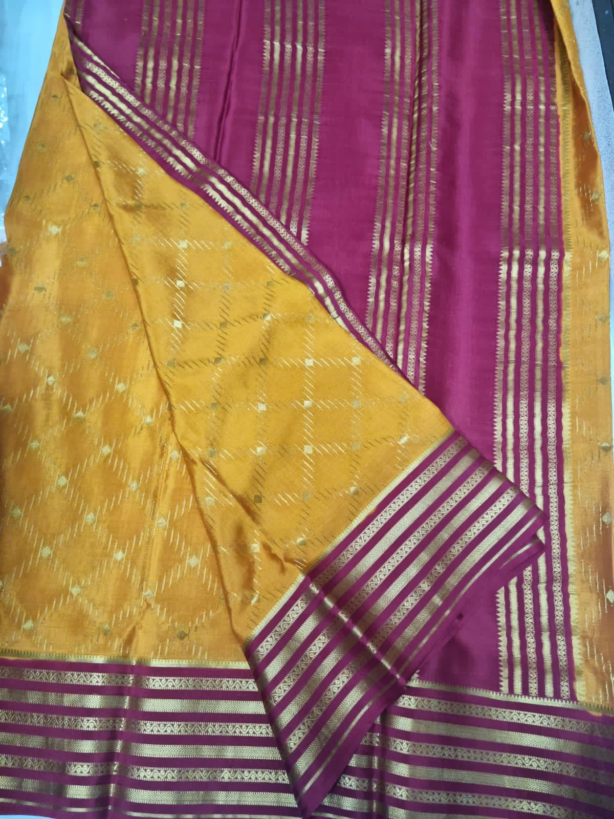Pure Mysore Silk Saree